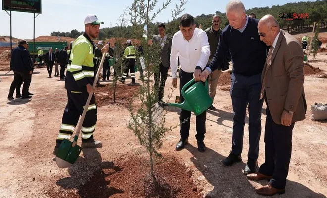 Gaziantep'te depremde vefat edenlerin anısına orman oluşturuldu
