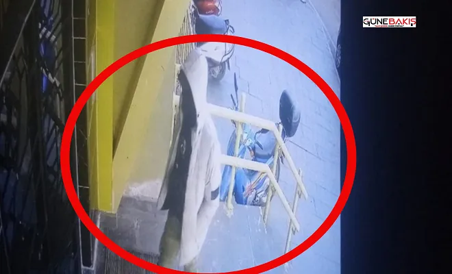 Motosiklet hırsızlığı kameralara yansıdı