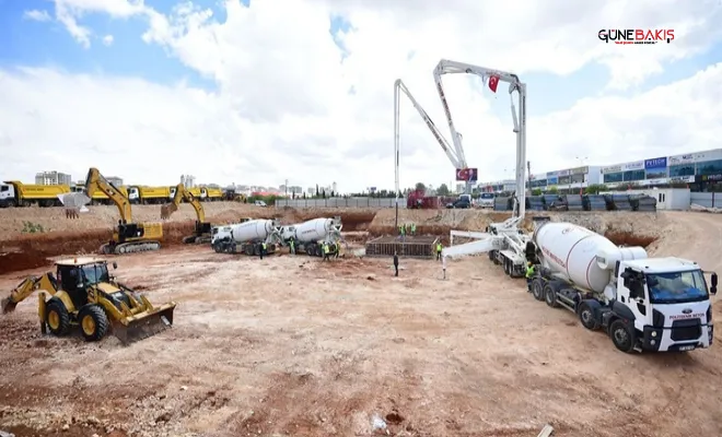 Gaziantep'te sanayi bölgesine yapılacak hastanenin temeli atıldı