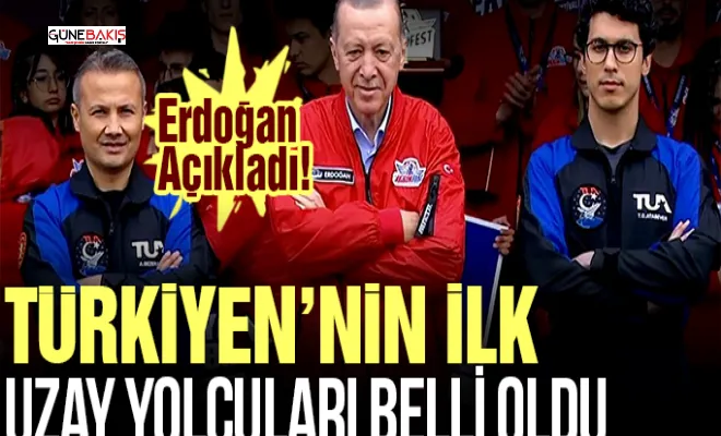 Türkiye'nin uzay yolcuları belli oldu