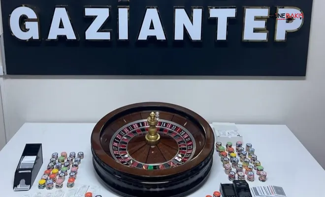 Şahiney'de kumar operasyonu: 10 gözaltı