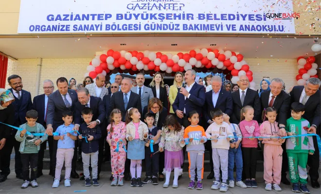 Organize sanayi bölgesi gündüz bakım evi ve anaokulu açıldı 