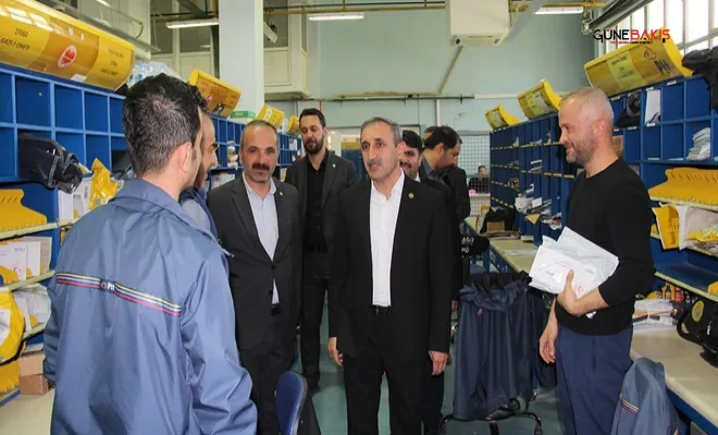 Gaziantep Milletvekili Adayı Demir PTT çalışanlarıyla bir araya geldi