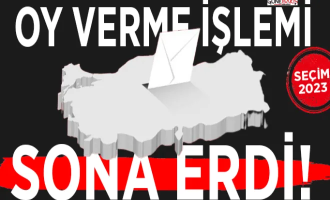 Oy verme işlemi sona erdi!