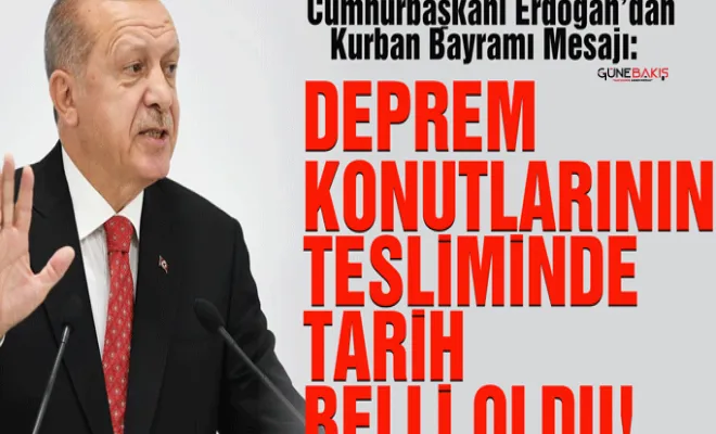 Deprem konutlarının ilk bölümünün tesliminde tarih belli oldu!