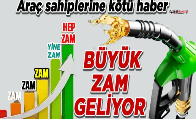 Benzine çok büyük bir zam daha!