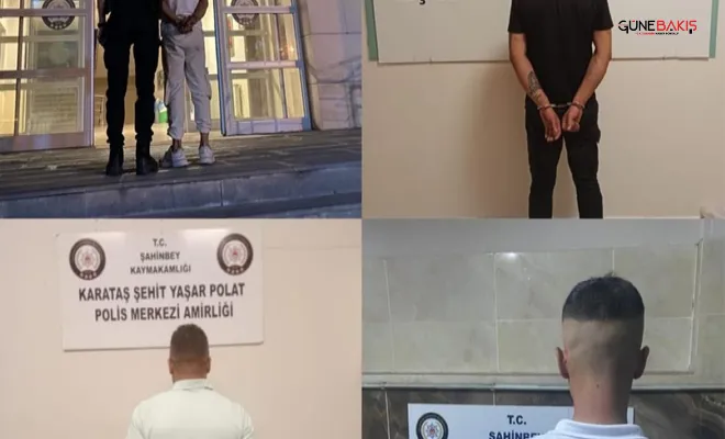 Gaziantep’te hırsızlık yapan 3 şahıs tutuklandı