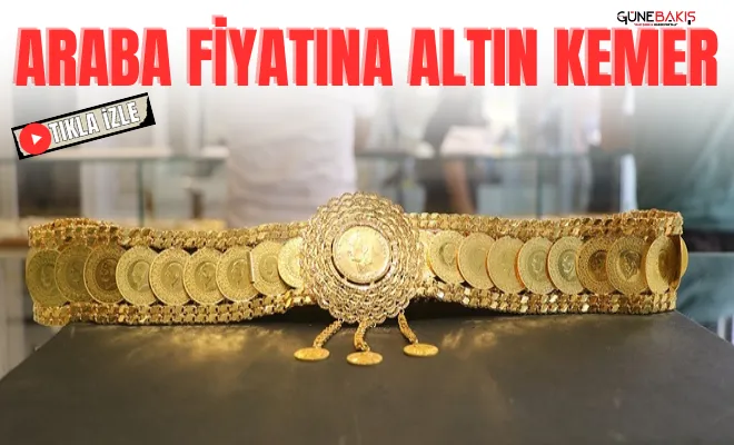 Araba fiyatına altın kemer