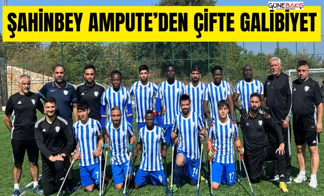 Şahinbey Ampute’den çifte galibiyet