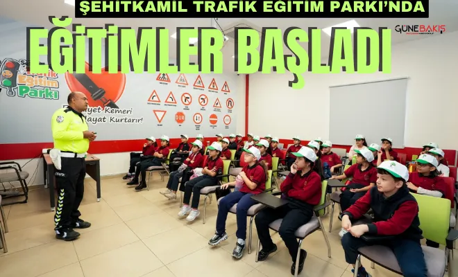 Şehitkamil Trafik Eğitim Parkı’nda eğitimler başladı