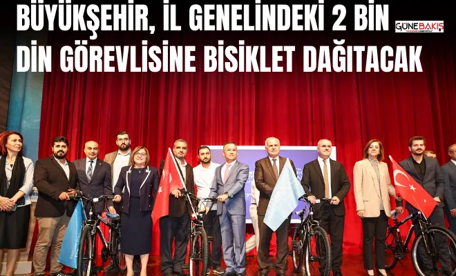 Büyükşehir, il genelindeki 2 bin din görevlisine bisiklet dağıtacak