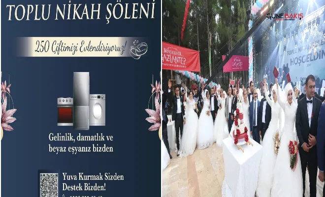 Gaziantep Büyükşehir’den Toplu Nikah Şöleni düzenlenecek