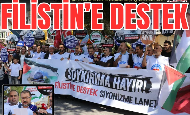 Memur-Sen Gaziantep Şubesinden Filistin’e destek açıklaması