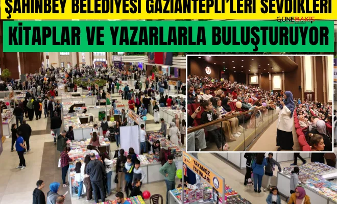 Şahinbey Belediyesi Gaziantepli’leri sevdikleri kitaplar ve yazarlarla buluşturuyor