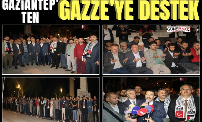 Gaziantep’ten Gazze’ye destek