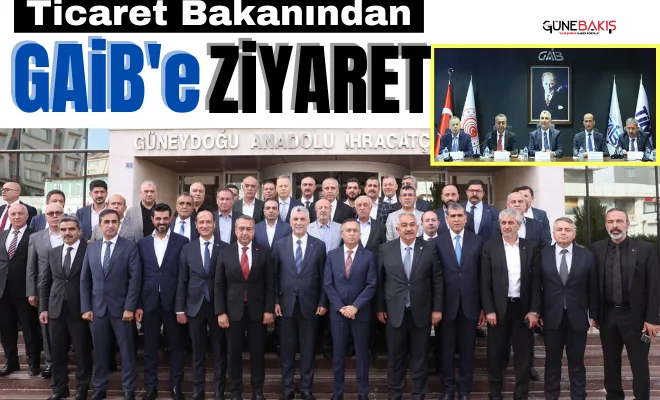 Ticaret Bakanından GAİB'e ziyaret