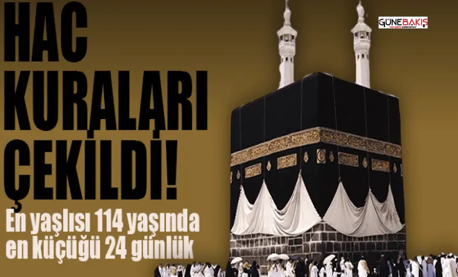 Hac kuraları çekildi!