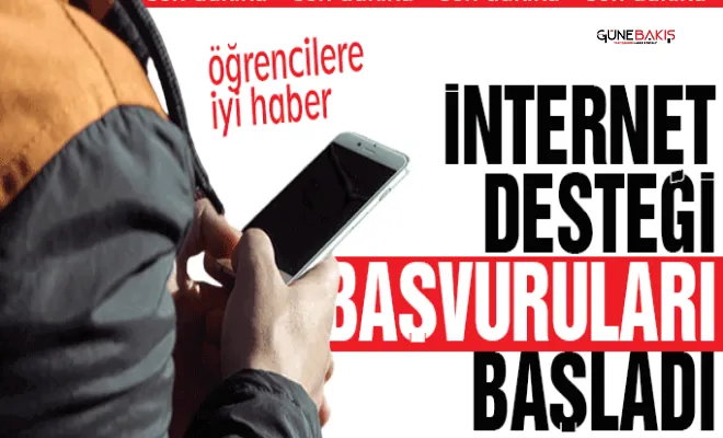 İnternet desteği başvuruları başladı