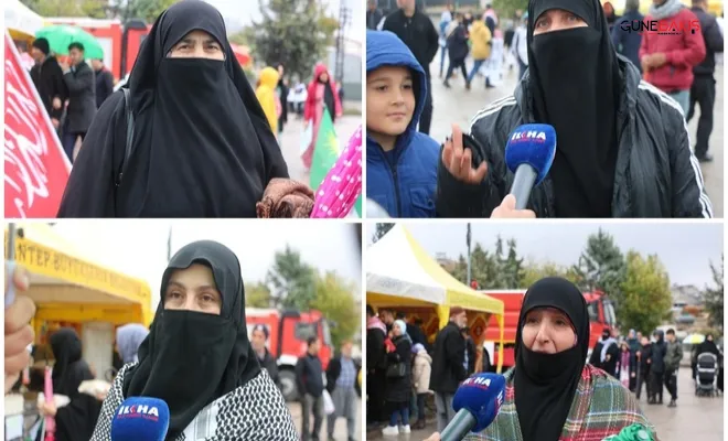 Aksa Tufanı'na Destek Mitingi'ne katılan kadınlar: Sonuna kadar Filistinli kardeşlerimizin yanındayız