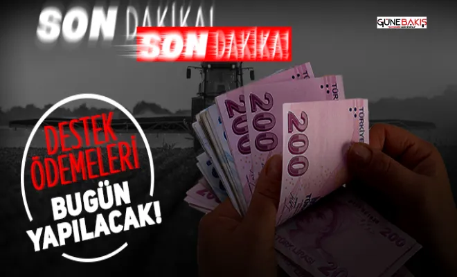 Tarımsal destek ödemeleri bugün yapılacak