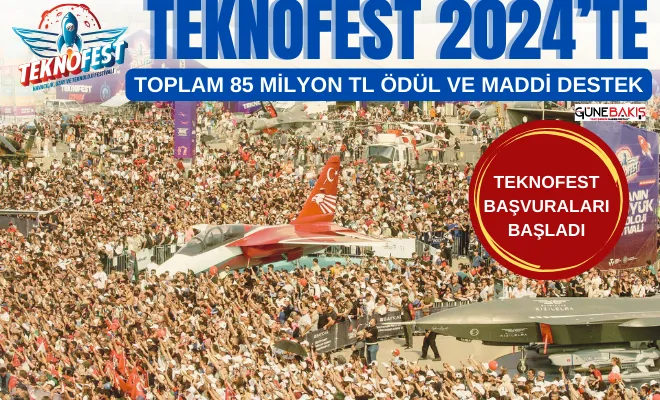 TEKNOFEST 2024’te toplam 85 Milyon TL ödül ve maddi destek ile başlıyor