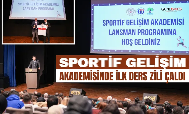 Sportif Gelişim Akademisinde ilk ders zili çaldı