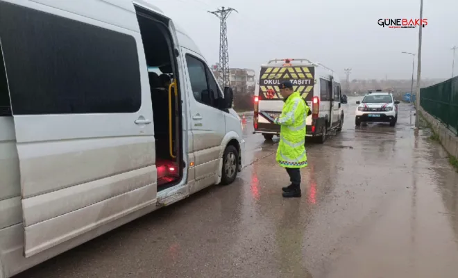 Okul servis araçlarına Jandarmadan denetim