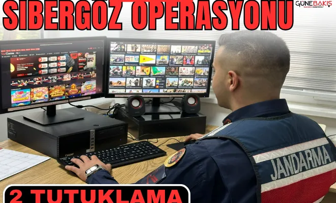 Jandarmadan Sibergöz Operasyonu: 2 tutuklama