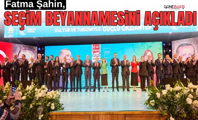 Fatma Şahin, Seçim beyannamesini açıkladı