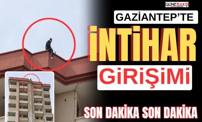 Gaziantep'te intihar girişimi!
