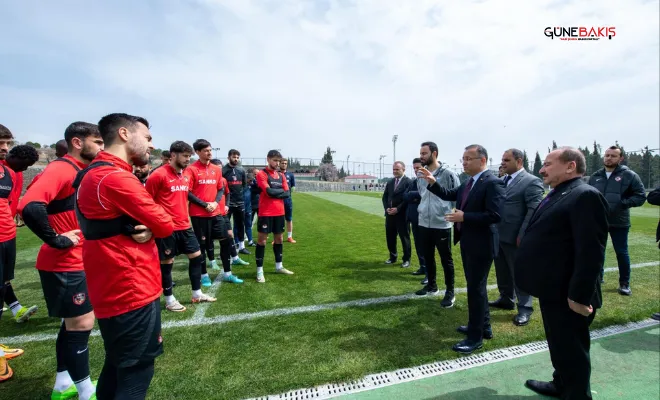 Vali Çeber’den Gaziantep Futbol Kulübüne ziyaret