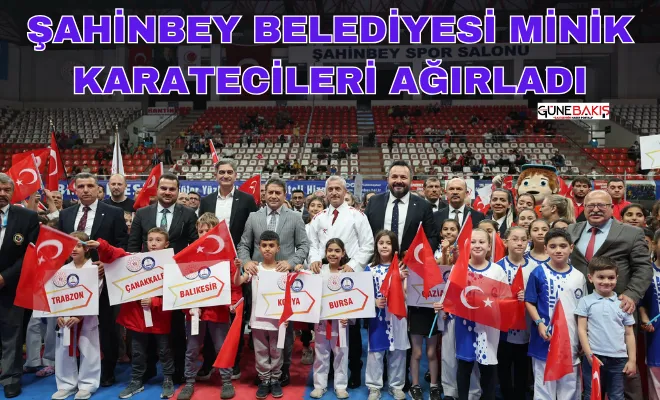 Şahinbey Belediyesi minik karatecileri ağırladı