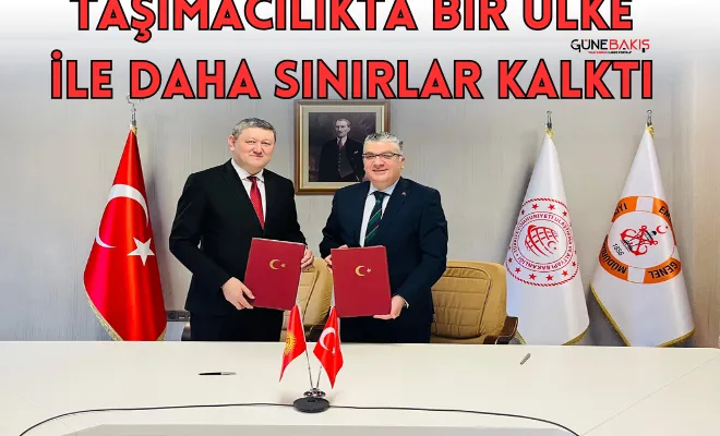 Taşımacılıkta bir ülke ile daha sınırlar kalktı