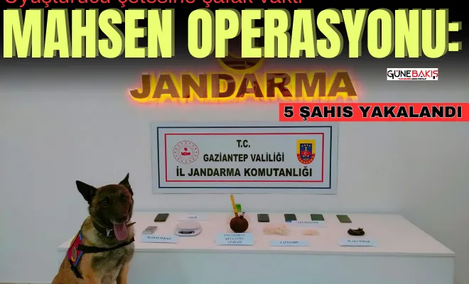 Uyuşturucu çetesine şafak vakti Mahsen Operasyonu: 5 şahıs yakalandı