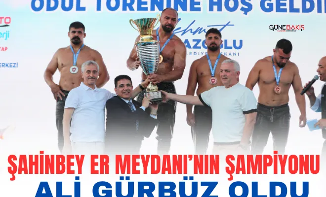 Şahinbey Er Meydanı’nın şampiyonu Ali Gürbüz oldu