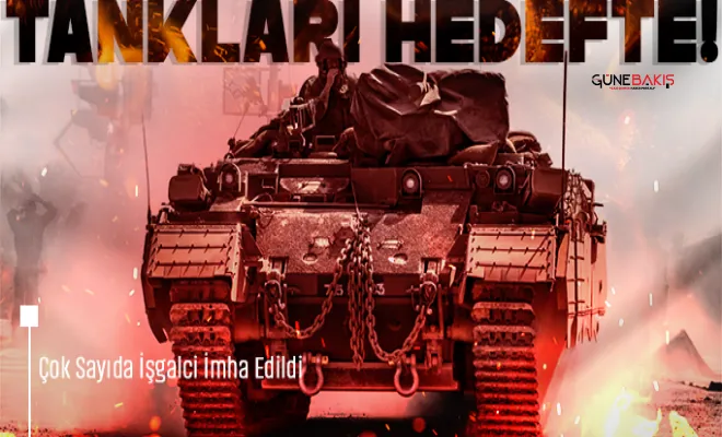 Refah'ta 8 işgalcinin bulunduğu askeri araç imha edildi