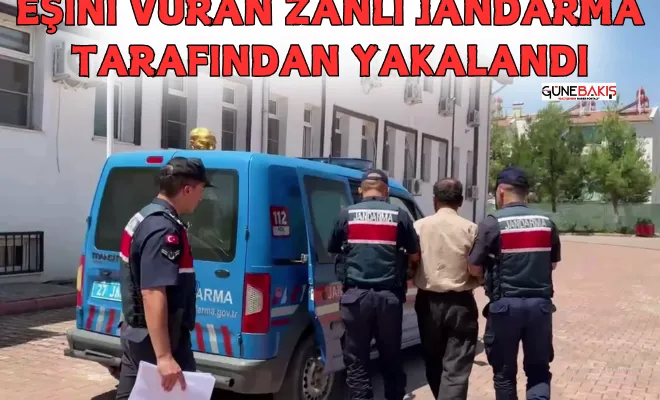Eşini vuran zanlı jandarma tarafından yakalandı