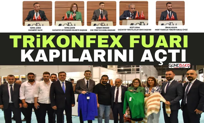 TRİKONFEX fuarı kapılarını açtı
