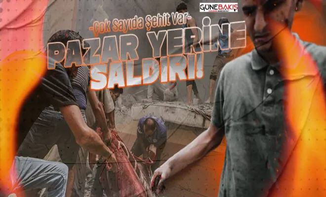 Pazar yerine saldırı: Çok sayıda şehit var!