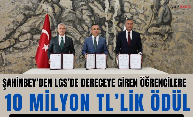 Şahinbey’den LGS’de dereceye giren öğrencilere 10 Milyon TL’lik ödül
