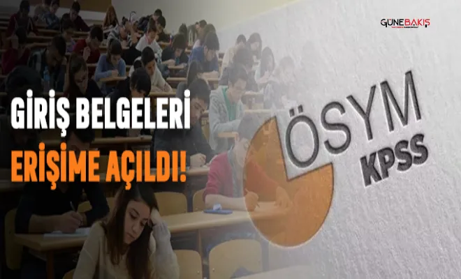 KPSS Öğretmenlik Alan Bilgisi Testi sınava giriş belgeleri erişime açıldı