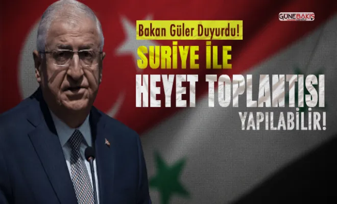 Suriye ile heyet toplantısı yapılabilir!