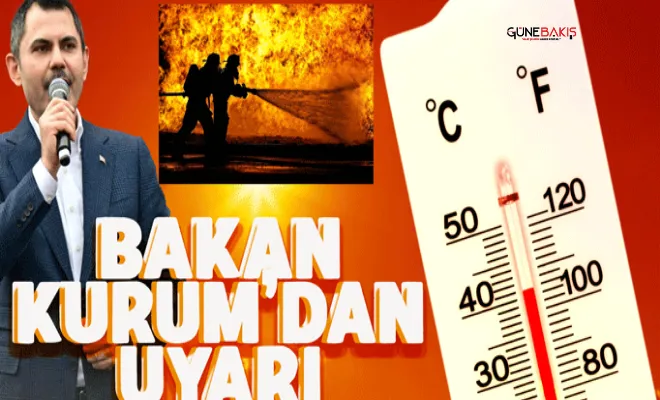 Bakan Kurum'dan vatandaşlara uyarı