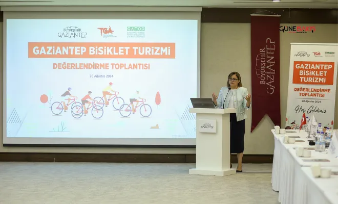 Gaziantep Büyükşehir ev sahipliğinde ‘Bisiklet Turizmi Çalıştayı’ düzenlendi