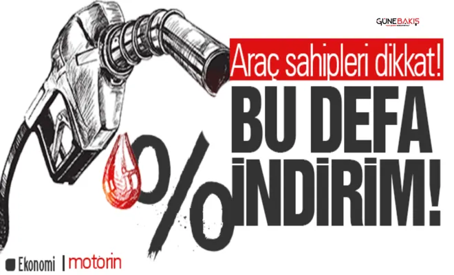 Motorine indirim geliyor