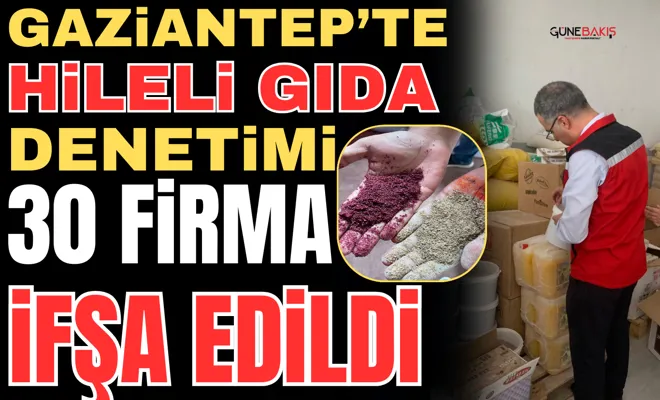Gaziantep’te hileli gıda denetimi