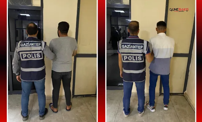 Gaziantep’te hapis cezası bulunan 2 şüpheli yakalandı