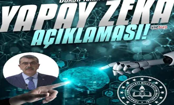 Bakan Tekin: Yapay zekâ uygulamalarının eğitimdeki kullanımına ilişkin yoğun çaba içindeyiz