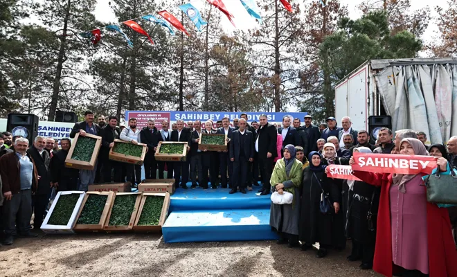 Şahinbey Belediyesi’nden çiftçilere 48 Milyon’dan fazla fide
