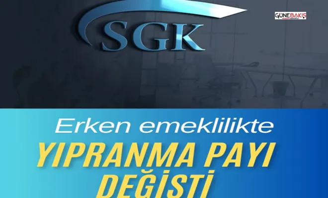 Erken emeklilikte yıpranma payı değişti
